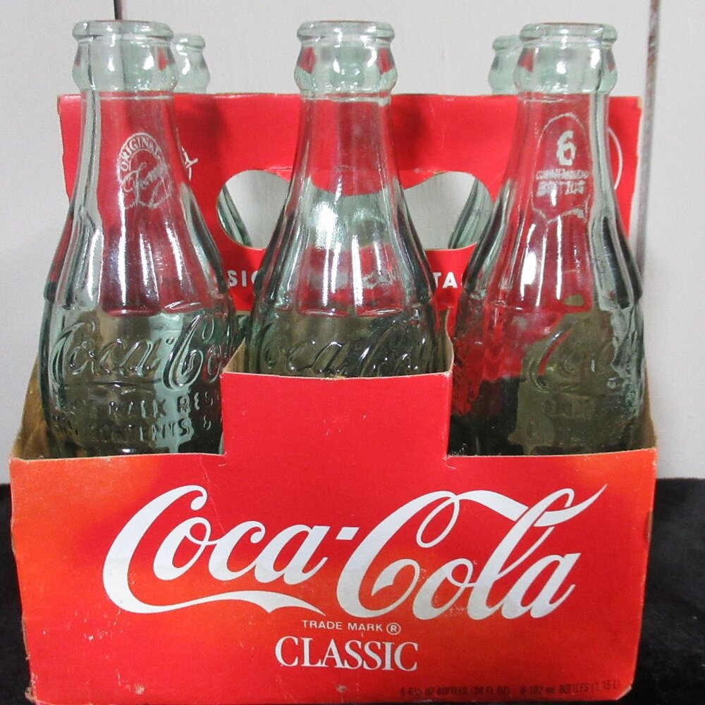 6pk Coke Bottles
